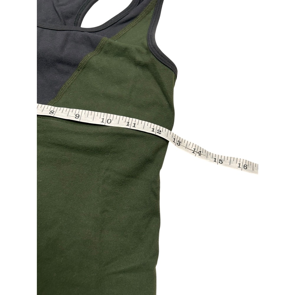 Beyond Yoga Athletic Tank XS Olive Green and Black - Picture 8 of 9